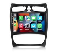 [2+64GB]SIXWIN Android 13 Radio Coche para Mercedes Benz C-Klasse W203 C200 C320 C350 CLK W209 (2 doors),con CarPlay Android Auto HiFi, 9 Pulgadas Pantalla Táctil con Bluetooth/WiFi/GPS/FM/RDS/USB/EQ