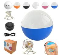 2.7" WiFi 2026 New Upgraded Crystal Ball-3D Video & Photo Memory Sphere,Crystal Ball DIY Video Player,Uploadable Videos & Photos,Gift for Couples,Pets,Anniversary, Birthday, Christmas (Blue)