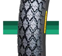 2.75-18 Neumático con Cámara 4PR, 225 kPa, Carga Máxima 150 kg, Resistente a Pinchazos y Reventones, Patrón de Banda de Rodadura Diamante Simétrico for Rueda Delantera/Trasera