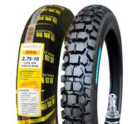 2.75-18 Neumático Tubeless 8P.R. TUBELESS 1 pieza 2.75 18 Neumático de bloque 51J 300KPA Carga máxima: 195kg Banda de rodadura todoterreno Banda de rodadura todoterreno YB125SP GN125H GN125E for motoc
