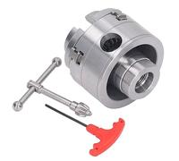 2.75 Inch 4 Jaw Alloy Steel Lathe Chuck 1INx8TPI Thread Small Chuck Woodturning Milling Machine