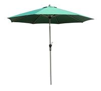 2.7m/8.8ft Patio Umbrella Porch Garden Pole with Crank and Tilt Mechanism Waterproof Sun Protection Beach Umbre