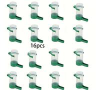 2/8/10/16 piezas de comederos y bebederos de plástico duraderos para pájaros - Perfectos para gorriones, loros, canarios, periquitos y , sin batería