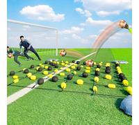 2.8×2m Equipo De Entrenamiento Para Porteros, Deflector Pro Floor Matrix, Deflector De Balón De Fútbol, múltiples Ángulos De Refracción Diferentes, Entrenamiento De Reflejos Y Agilidad