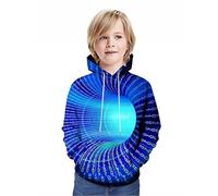 2 a 12 años Niños Niñas 3D Impreso Moda Pullover Sudaderas Novedad Patrón Sudaderas con Capucha Sudaderas Mujer Capucha Y Bolsillos Chaqueta Punto Hombre Cremallera