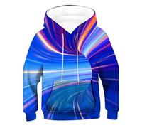 2 a 12 años Niños Niñas 3D Impreso Moda Pullover Sudaderas Novedad Patrón Sudaderas con Capucha Sudaderas Mujer Capucha Y Bolsillos Chaqueta Punto Hombre Cremallera