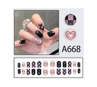 (2)A695(G)$Fresh and transparent color, sweet and cool, simple style, finished product, fake nails, jelly glue