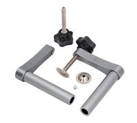 2 abrazaderas de banco de 20 mm, abrazadera rápida ajustable para mesa de trabajo, prensa de escritorio de aluminio para carpintería con una fuerza de sujeción de 600 lb para banco