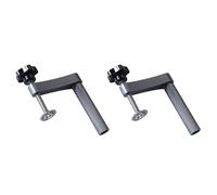 2 abrazaderas de banco para perro, 19 mm/20 mm, agujero para perro, ajustable, aleación de aluminio, abrazaderas de sujeción para herramientas de carpintería