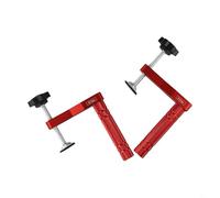 2 abrazaderas de banco para perro de 19 mm y 20 mm para carpintería, abrazadera de sujeción con almohadillas antideslizantes, clip fijo para banco de trabajo, compatible con 19/20 mm