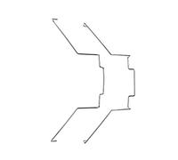 2 abrazaderas de clip de calor disipador de computadora, clips de ventilador de refrigeración de CPU de acero inoxidable, soporte de hebilla, gancho de ventilador de CPU