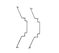 2 abrazaderas de clip de calor disipador de computadora, clips de ventilador de refrigeración de CPU de acero inoxidable, soporte de hebilla, gancho de ventilador de CPU