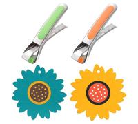 2 Abrazaderas De Cocina De Acero Inoxidable Y 2 Alfombrillas Aislantes Para Platos, Utensilios De Cocina, Abrazaderas Antideslizantes Para Cubiertos, Accesorios De Cocina