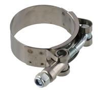 2 abrazaderas de manguera de acero inoxidable de 1,5 pulgadas con perno en T, rango de sujeción de 43 a 49 mm for diámetro interior de manguera de 1,5 pulgadas