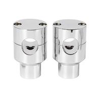 2 Abrazaderas Elevadoras De Manillar Motocicleta 7/8" Y 1" para Springer Bobber para Chopper 22 Mm 25, Accesorios para