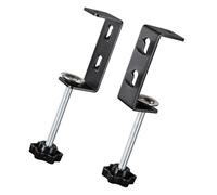 2 abrazaderas en C de montaje de mesa para protección contra arañazos, ajustable, fijación de tubería de radiodifusión, herramienta manual de fácil montaje