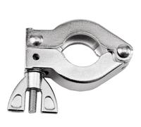 2 abrazaderas rápidas con cierre de tuerca de mariposa, abrazadera de manguera de un solo pasador con tuerca de mariposa for casquillo,(Aluminum KF10)