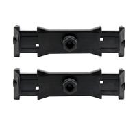 2 abrazaderas universales para teléfono y tabletas de 17 mm, adaptadores de bola de agarre ajustable para dispositivos de tamaño de 5 a 12.9 pulgadas, abrazadera de montaje portátil para coche