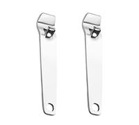 2 Abrebotellas - Tapa de Aluminio Colgante | 2 Piezas Abridor de Tapa de Botella Utensilios de Cocina Resistente a la Corrosión para Bolsillo y Llavero con Agujero de Cola.