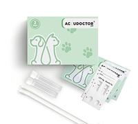 2 AccuDoctor Test Canino Parvovirus CPV AG + Giardia AG (2 uds) - Prueba Rápida Veterinaria para Perros, Detección de Parvo y Giardia Giardiasis Kit Diagnóstico Mascotas Guardia
