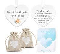 2 Acrílico Amor Coles, 2 Bolsas De Lona Y 2 Tarjetas De Felicitación, Regalo Hecho A Mano De Conjuntos, Creativo DIY Embalaje, Apropiado para Aniversarios De Fiesta Y Regalos.