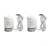 2 actuadores térmicos eléctricos AC230V M30 1 5mm para sistemas eficientes de calefacción de suelo (normalmente cerrado)
