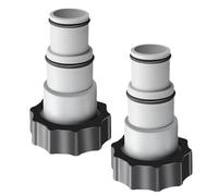 2 adaptadores A para manguera de piscina Intex Pools, adaptador de conversión de manguera para manguera de piscina de 32 y 38 mm de diámetro, adaptador de manguera de piscina, conector para bombas con