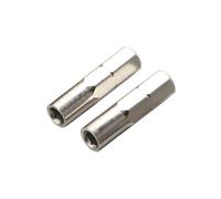 2 adaptadores de destornillador de enchufe de 6,35 mm a 4 mm para técnicos profesionales y proyectos, herramienta de reparación, convertidor de enchufe