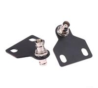 2 adaptadores de extensión BNC para receptor de micrófono inalámbrico | Contactos chapados en plata, transmisión de audio transparente, compatible con micrófonos inalámbricos
