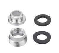 2 adaptadores de grifo de fregadero de 22 mm a 16 mm, conector aireador de grifo de cocina, adaptador de mangueras, reductores de tuberías