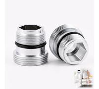 2 Adaptadores de Grifo M18.5 a M22, Conector Mezclador para IKEA Grohe Brita Rosca Macho de Metal, Conector para Aireador y Filtro de Agua, Adaptador para Grifo de Cocina y Baño en Acero Inoxidable