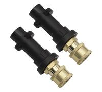 2 adaptadores de lavadora a presión, boquilla hembra de conexión rápida de 1/4 pulgadas, compatible con Karcher K Series, K2/K3/K4/K5/K6/K7 adaptador de pistola de lavado de alta presión para coche