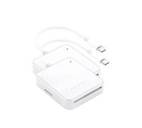 2 Adaptadores de Lector de Tarjetas de Memoria 4 en 1 Tipo C USB-C Media OTG M2 SM XD Lector de Tarjetas para Accesorios de Android