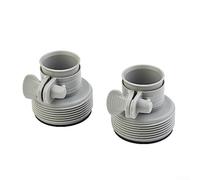 2 adaptadores de manguera para Intex tipo B de 1.25 a 1.5 pulgadas, kit de conversión de manguera de repuesto