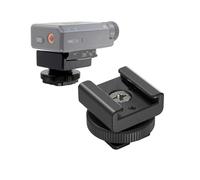 2 adaptadores de montaje de zapata fría para micrófono DJI 3/2/Mini/Rode/Hollyland/Saramonic, receptor Lavalier, adaptador de jaula de cámara con agujero de trípode de 1/4 pulgadas, accesorios de