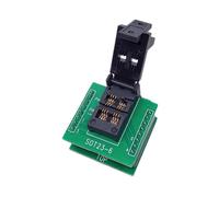 2 Adaptadores de Programador C para SOT23-6L para Adaptador de Zócalo de Prueba de Chip SOT23 A DIP6 Asiento de Calentamiento Fácil Instalación