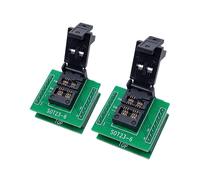 2 Adaptadores de Programador C para SOT23-6L para Adaptador de Zócalo de Prueba de Chip SOT23 A DIP6 Asiento de Calentamiento Fácil Instalación