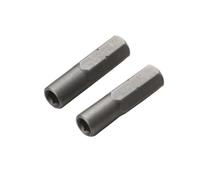 2 adaptadores de puntas de destornillador de 6,35 mm a 4 mm para una conversión eficiente de herramientas y convertidor de enchufe de manejo seguro de tornillos