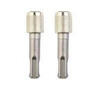 2 adaptadores de puntas SDS, soporte de puntas de destornillador de vástago hexagonal de 1/4 pulgadas para taladro de martillo SDS, vástago redondo a vástago hexagonal