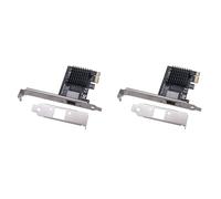 2 adaptadores de red RJ45 de 100/1000M/2.5G RJ45 RTL8125BG Chipset PCIe PCI Express Network Lan Card
