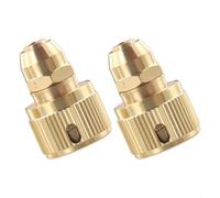 2 adaptadores de reparación de manguera expandibles con conectores de latón, adecuados para jardinería en casa y espacios públicos
