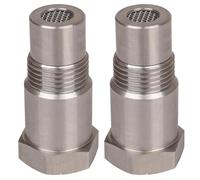 2 adaptadores de sonda lambda m18 x 1,5, adaptador de filtro de oxígeno, eliminador de lambda, sensor de oxígeno lambda, adaptador de sonda lambda, adaptador de extensión de sensor de coche o2