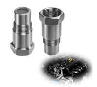 2 adaptadores de sonda lambda, M18 x 1,5, adaptador de sensor de oxígeno, acero inoxidable O2, extensor de escape universal, con filtro O2, adaptador de sensor de oxígeno Para Motor De Coche