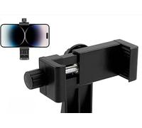 2 adaptadores de trípode para teléfono móvil, giratorio 360°/180°, soporte para teléfono móvil, soporte para teléfono móvil, soporte para fotos, vídeos, transmisión en vivo, trípode para iPhone