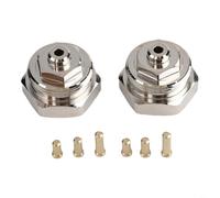 2 adaptadores de válvula termostática M30 x 1,0 a M30 x 1,5, de latón cromado para válvulas de radiador Oventrop antes de 1998, montaje sin herramientas para cabezales termostáticos inteligentes