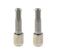 2 adaptadores de vástago hexagonal SDS a 1/4 pulgadas para brocas y soportes de destornilladores