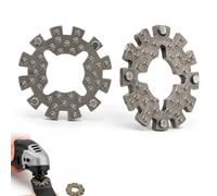 2 adaptadores para hojas de sierra oscilante, adaptador universal para sierra oscilante, multicutter universal, para herramientas eléctricas, compatible con Bosch Fein Multimaster Makita