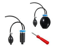 2 adaptadores universales de fácil admisión, máquina de humo automotriz, cámara inflable para tuberías de vehículos de 12 V, detector de fugas de combustible, probador de diagnóstico