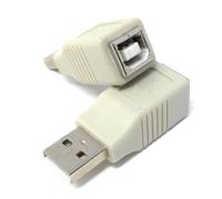 2 adaptadores USB 2.0 A macho a tipo B hembra para impresora, escáner, PC, instrumentos de música, disco duro