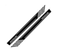 2 adesivi in PVC per portiera auto, per Nissan Rogue T32 T33 S35 SV, grafica, accessori per tuning sportivo da corsa, pellicola in vinile, decalcomanie laterali per auto